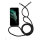 Handycase mit Kordel für iPhone-Modelle iPhone Xr-Schwarz / Silber