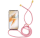 Handyschutz Hülle Case mit Band Kordel Kette Schnur zum Umhängen für OnePlus 1+ OnePlus 8 Pink /Gold