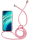 Handycase mit Kordel für Xiaomi-Modelle Xiaomi Mi 10 lite (6,47") Pink / Silber