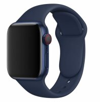 Armband aus Silikon f&uuml;r Apple iWatch Smartwatch diverse Farben verf&uuml;gbar