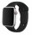 Armband aus Silikon für Apple iWatch Smartwatch diverse Farben verfügbar 38 / 40mm Simply black