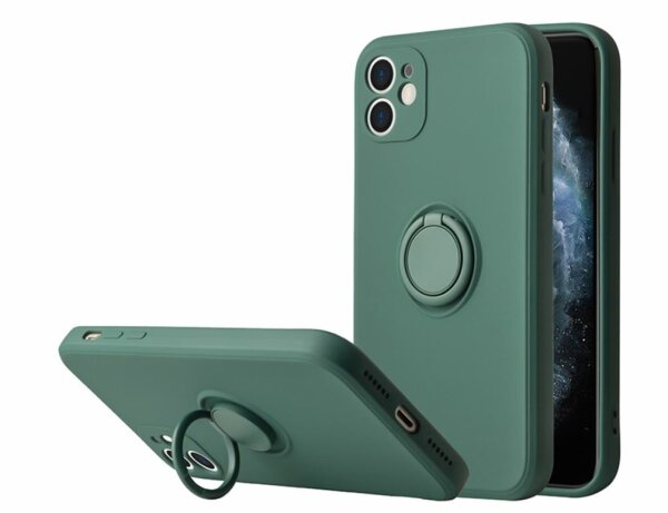 Handyhülle mit Ringhalter grün iPhone 11