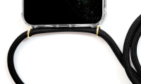 Handycase mit Kordel für iPhone-Modelle iPhone 13-Schwarz / Gold