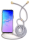 Handycase mit Kordel für Samsung-Modelle Samsung Galaxy S21 Ultra 5G-Dunkelrot/ Silber