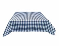 Tischdecke blau / weiß 145 x 190